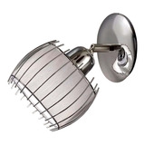 Aplique 1 Luz Cromo Moderno Novedad Apto Led Luz Desing