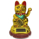 Gatinho Da Sorte Chinês Gato Manekineko Movido A Luz Solar