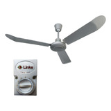 Ventilador Techo Industrial Linke Plata Trabajo Pesado 127v