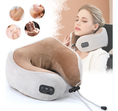 Masajeador Smart Almohada Eléctrico Cuello Cervical 