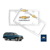 Par Porta Placas Chevrolet Tahoe 2000 A 2006 Original