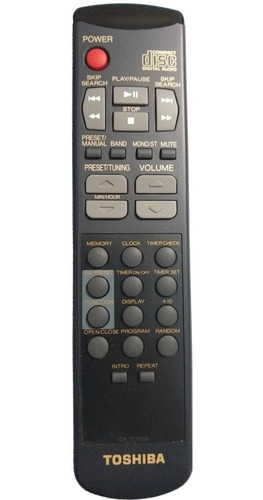Cr-1252 Controle Remoto P/ Som Toshiba Cr-7215cd