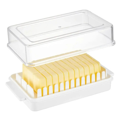 Molde Para Cortar Mantequilla, Recipiente Y Caja Para Queso