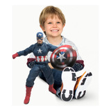 Capitán América Figura Muñeco Gigante Marvel Avengers 45 Cm 