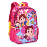 Mochila Maria Clara E Jp Escolar Infantil Costas Clio Style