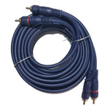 Cable Auxiliar De Audio 2 Rca A 2 Rca 4 Mts Alta Calidad