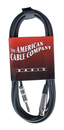 American Cable Mis-20 Cable Microfono Plug/hembra 6 Metros  