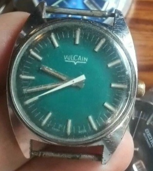 Reloj Vulcain Cuerda Manual Mecanico 