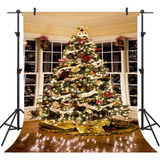 Decoración De Árbol De Navidad De 5 X 7 Pies Para Fotografía