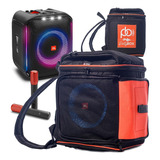 Case Bolsa Mochila P/ Jbl Partybox Encore C Bolso Microfones