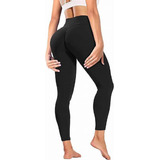 Calza Leggings Frunce Cola Efecto Push Up Drapeada Spandex