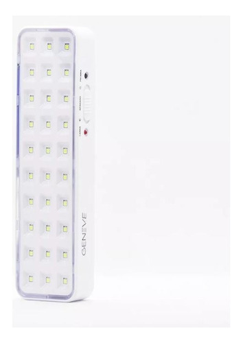 Luz De Emergencia 30 Leds, Recargable Blanca 220v Geneve