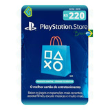 Cartao Playstation Psn Gift Card Br R$ 220 Reais