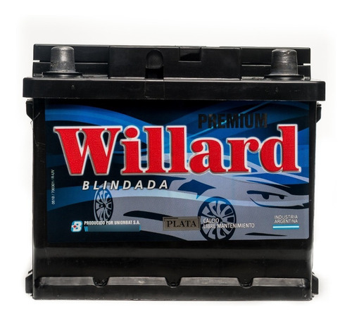 Bateria Auto 12x45 Willard Ub450 Chevrolet Spin Onix  Prisma