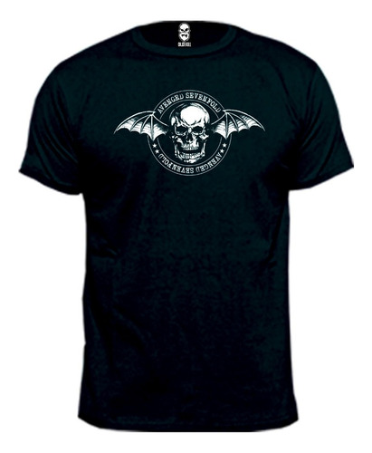 Remera Avenged Sevenfold Logo 100% Algodón Premium Peinado