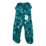 Pijama Enterito Carters 9m / Dino Verde / Nene / Con Broche 