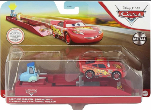 Cars Disney Rayo Mc Queen Original Lanzador Metal Die Cast