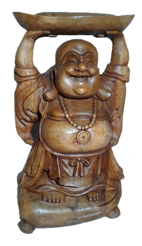 Buda Finanzas Prosperidad Tallado Artesanalmente 20cm