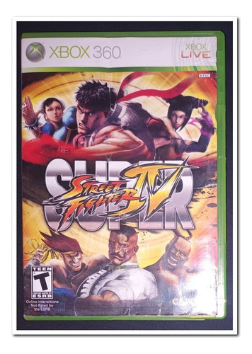 Super Street Fighter Iv, Juego Xbox 360, Fisico
