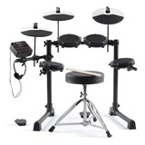 Bateria Eletrônica Alesis Debut Kit 5 Peças Com Banco E Fone