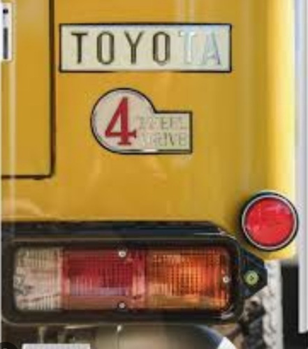 Emblema Fj40   Toyota  4drive Foto 2