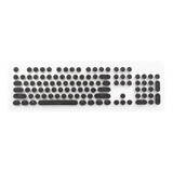 104 Teclas Retro Redondo Keycaps Duplo Tiro Diy Vapor Punk S