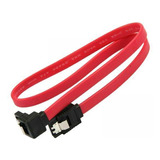 5 X 50cm De Alta Calidad Sata Iii 6gb Cable De Datos De Rojo