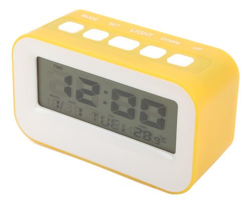 Reloj Despertador Lcd Para Niños Con Retroiluminación Musica