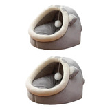 Anriy 2 Pcs Suave Y Cómodo Cachorro Plegado Interior Gatos