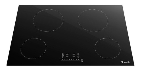 Cooktop Mueller 4 Bocas Indução Turbo Total Mci024bg1 220v