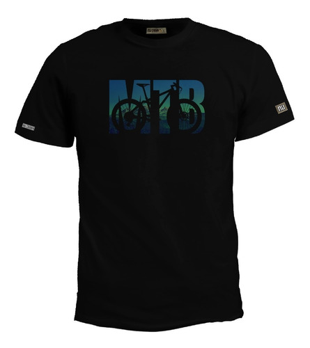 Camiseta Estampada Mtb Bicicleta Cool Cicla Inp Hombre Bto  