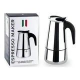 Cafetera Italiana Acero Inoxidable Capacidad 4 Tazas