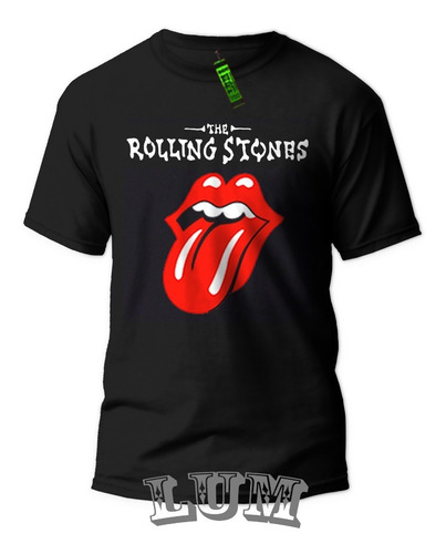 Lum - Remera Rock The Rolling Stones - Algodon 1ra Calidad