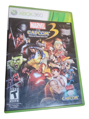 Marvel Vs Capcom 3 Xbox 360 Fisico
