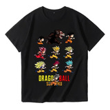 Camiseta Creative Dragon Ball Goku Super Saiyan Running