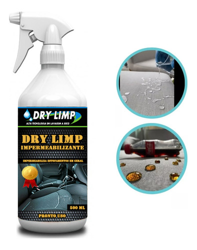 Impermeabilizante De Tecidos Estofados Sofá  Dry Limp 500ml 