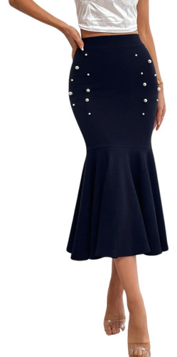 Falda Con Perlas, Ref-3076