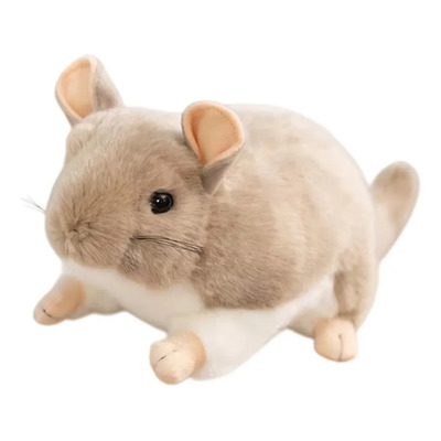 Muñeca De Rata De Simulación Realista De Chinchilla Plush To | Envío gratis