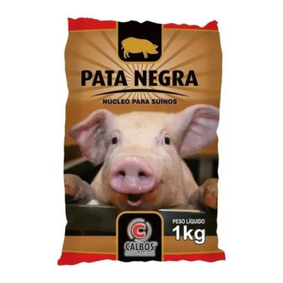 10 x Núcleo Pata Negra 1kg Vitamina Para Suínos Calbos | Frete grátis