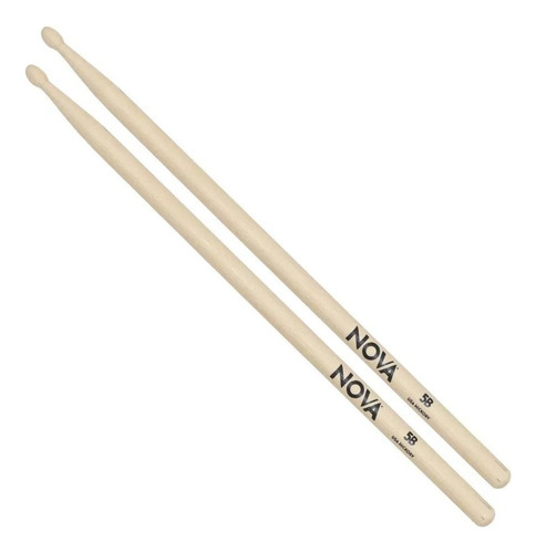 Baqueta Vic Firth American Classic 5b Natural Con Punta De Madera