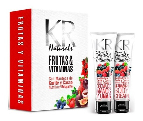  Karina Rabolini Pack Duo Naturals Frutas & Vitaminas Rojo