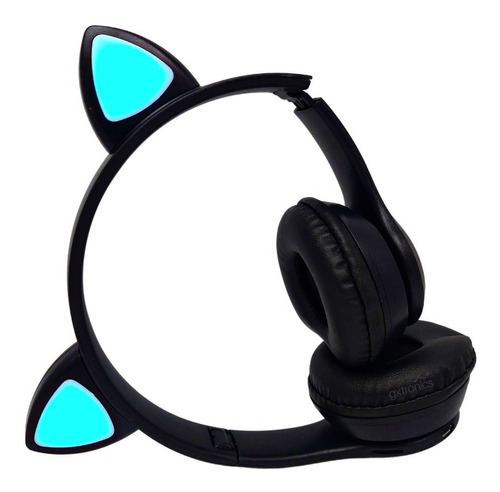 Auriculares Vincha Bluetooth Orejas De Gato Led Para Niñas