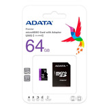 Memoria Micro Sd 64gb Adata Clase10