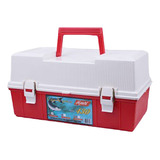 Caja De Pesca Mauri 430 L 2 Bandejas Oferta! 43 X 22 X 21cm