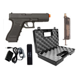 Pistola Airsoft Elétrica Aep Glock Cyma Cm030 + Case Maleta