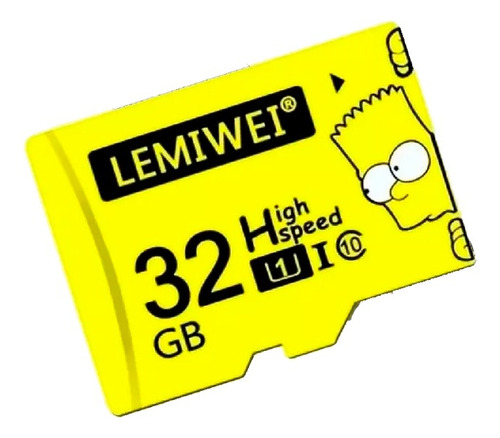 Memoria Micro Sd Tarjeta 32 Gb Bart Simpson