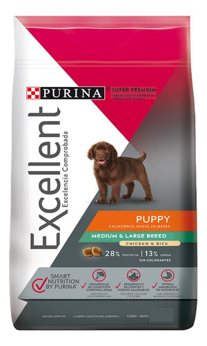 Excellent Puppy Razas Medianas Y Grandes 3kg