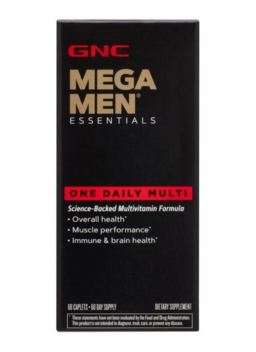 Gnc Mega Men Essentials Con 60 Capsulas 