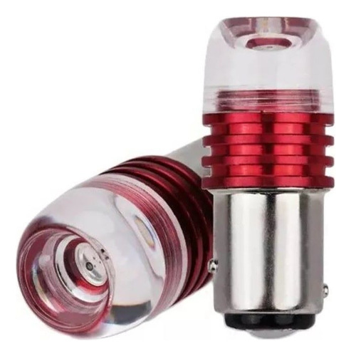 2 Bombillos Led Stop Strober Carro - Moto Color Rojo