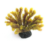 Enfeite Para Aquario Coral Acropora Porites Amarelo E Preto